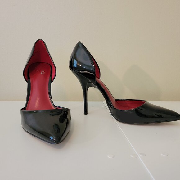 Mix No. 6 | Dawnira Black Patent d'Orsay Heel, Size 9 - Picture 5 of 11